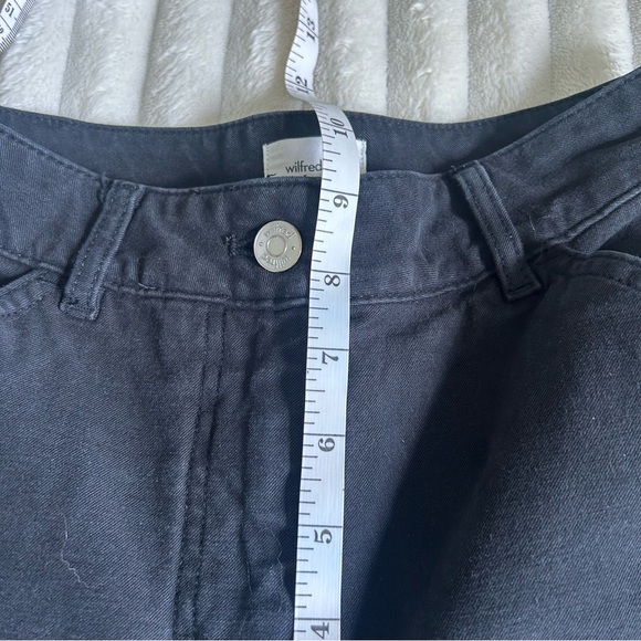 Aritzia Wilfred Free Brennan Utility Pants High Rise Carpenters Black Size 00 - Picture 5 of 14